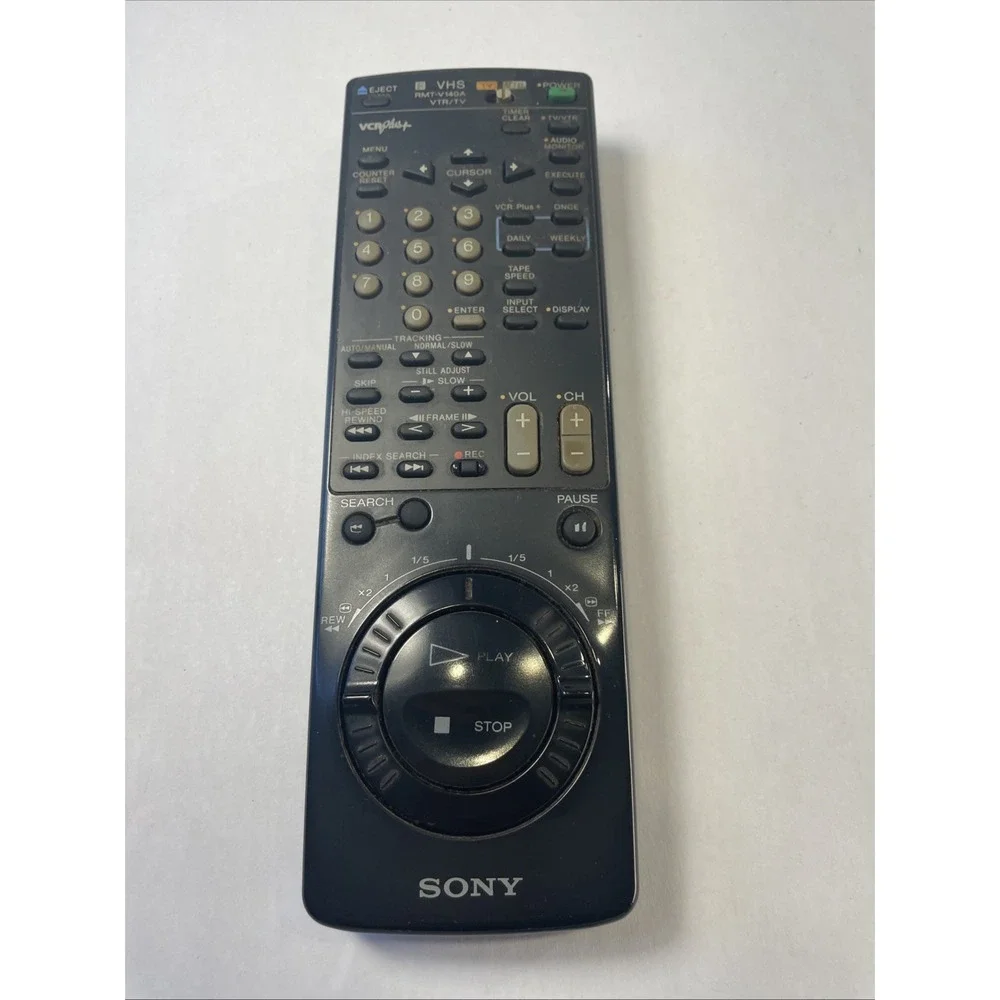 Sony RMT-V140A VCR Remote Control SLV-770HF, SLV-760HF